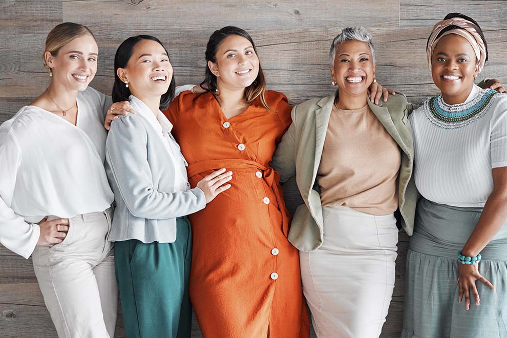 Amigas no chá de bebê